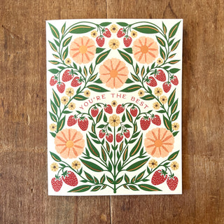 "You're The Best," Greeting Card