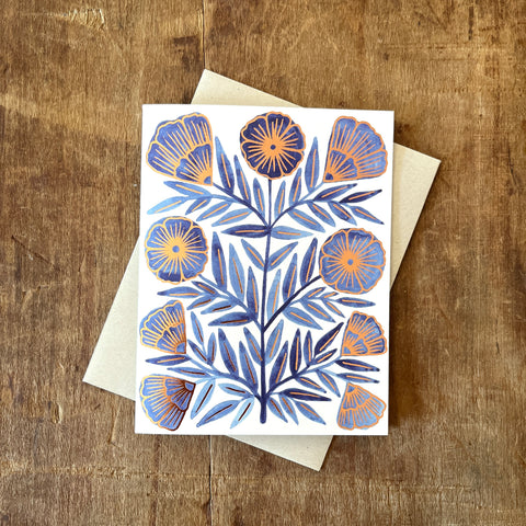Foil Stamped Greeting Card