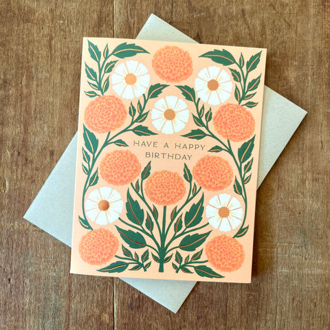 "Have A Happy Birthday," Greeting Card