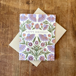 "Happy Birthday," Greeting Card