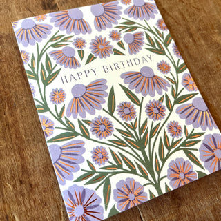 "Happy Birthday," Greeting Card