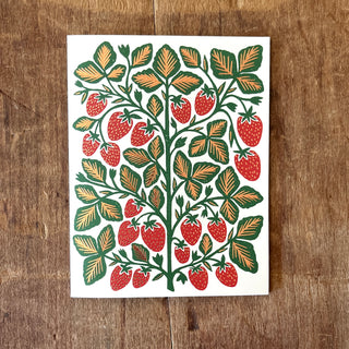 Strawberry Greeting Card