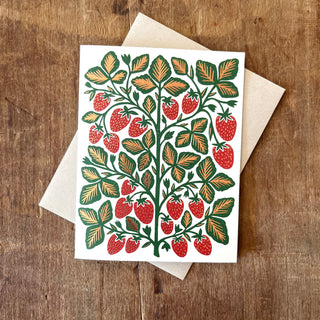 Strawberry Greeting Card