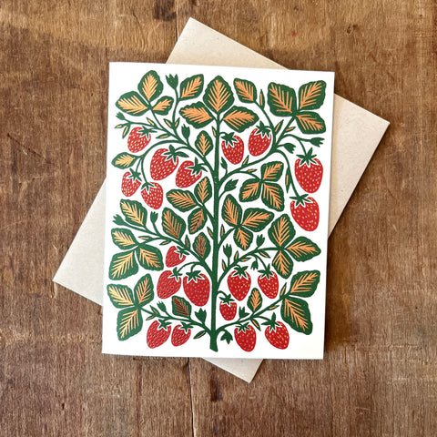 Strawberry Greeting Card