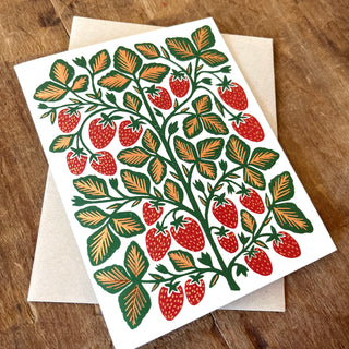 Strawberry Greeting Card