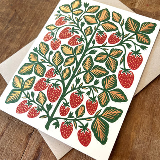 Strawberry Greeting Card
