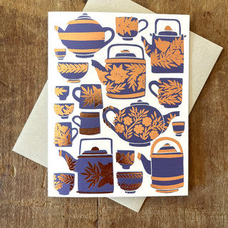 Tea Set Greeting Card