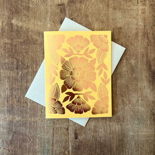 Foil Stamped Greeting Card