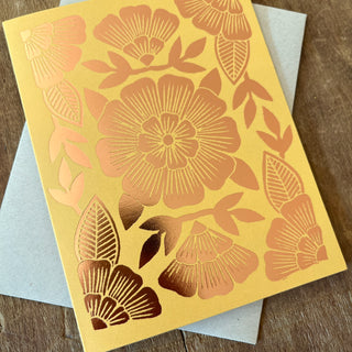 Foil Stamped Greeting Card