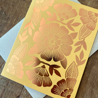 Foil Stamped Greeting Card