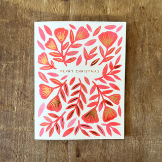 "Merry Christmas" Foil Stamped Cards