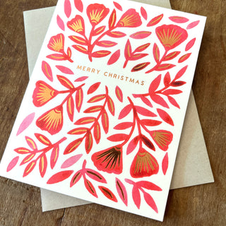 "Merry Christmas" Foil Stamped Cards