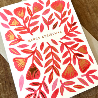 "Merry Christmas" Foil Stamped Cards