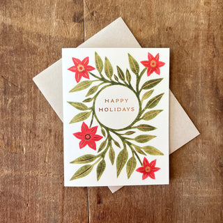 "Happy Holidays," Holiday Card