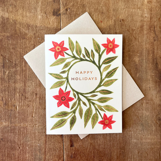 "Happy Holidays," Holiday Card