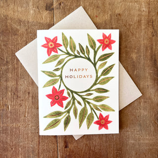 "Happy Holidays," Holiday Card