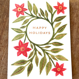 "Happy Holidays," Holiday Card