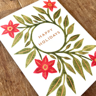 "Happy Holidays," Holiday Card