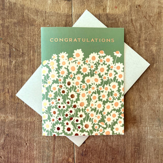 "Congratulations," Greeting Card