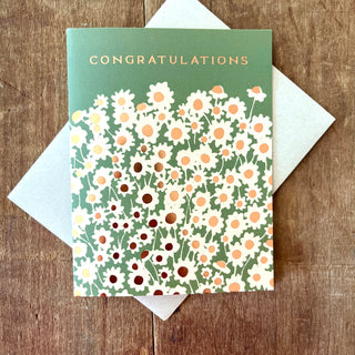 "Congratulations," Greeting Card