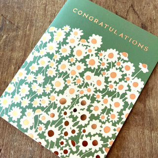 "Congratulations," Greeting Card