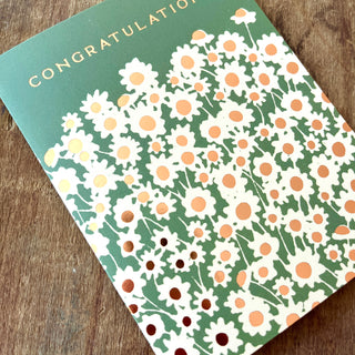 "Congratulations," Greeting Card