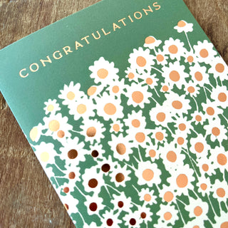 "Congratulations," Greeting Card