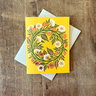 Wreath Greeting Card