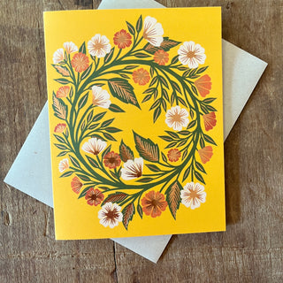 Wreath Greeting Card