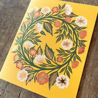 Wreath Greeting Card