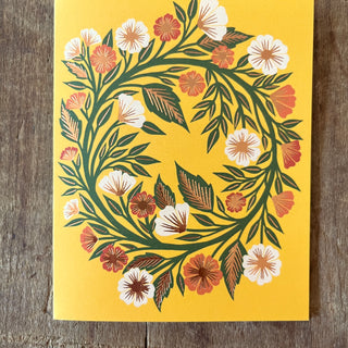 Wreath Greeting Card