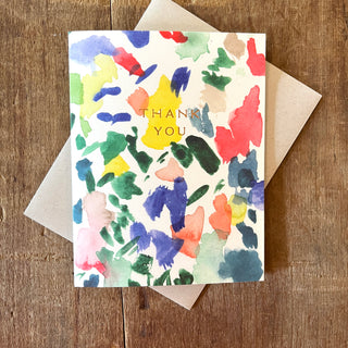 "Thank You," Greeting Card