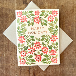 "Happy Holidays," Holiday Card