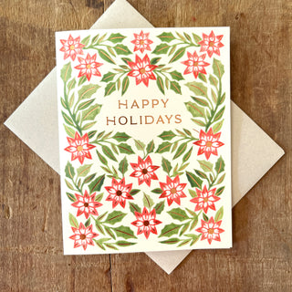 "Happy Holidays," Holiday Card
