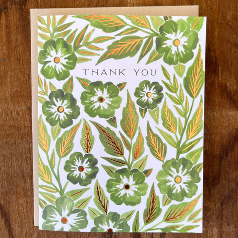 "Thank You," Greeting Card