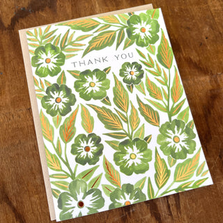 "Thank You," Greeting Card