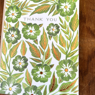 "Thank You," Greeting Card