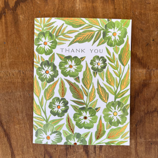 "Thank You," Greeting Card