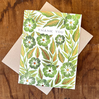 "Thank You," Greeting Card