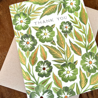 "Thank You," Greeting Card