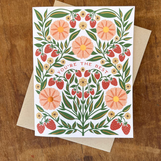 "You're The Best," Greeting Card