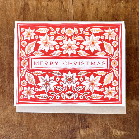 "Merry Christmas," Greeting Card