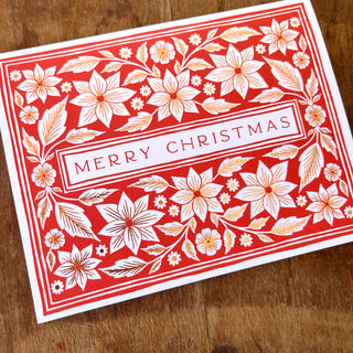 "Merry Christmas," Greeting Card