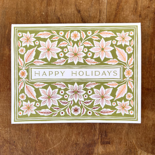 "Happy Holidays," Greeting Card