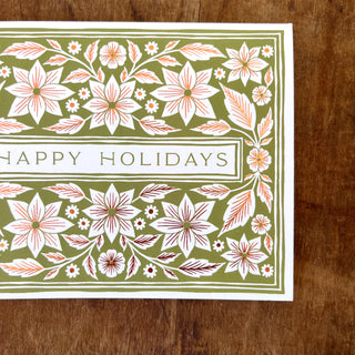 "Happy Holidays," Greeting Card