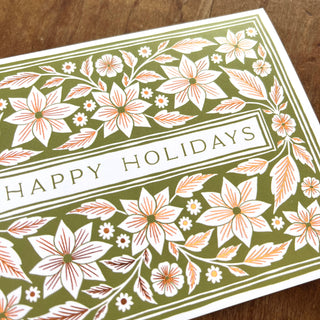 "Happy Holidays," Greeting Card