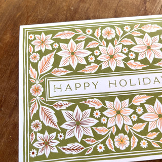 "Happy Holidays," Greeting Card