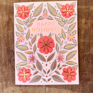 "Happy Holidays," Greeting Card