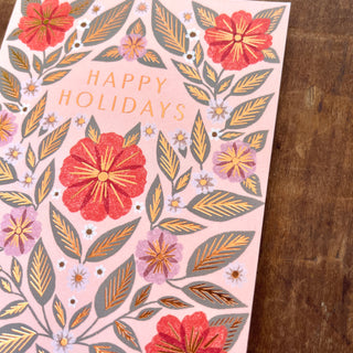 "Happy Holidays," Greeting Card