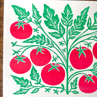 Garden Series: Beefsteak Tomato Risograph Print